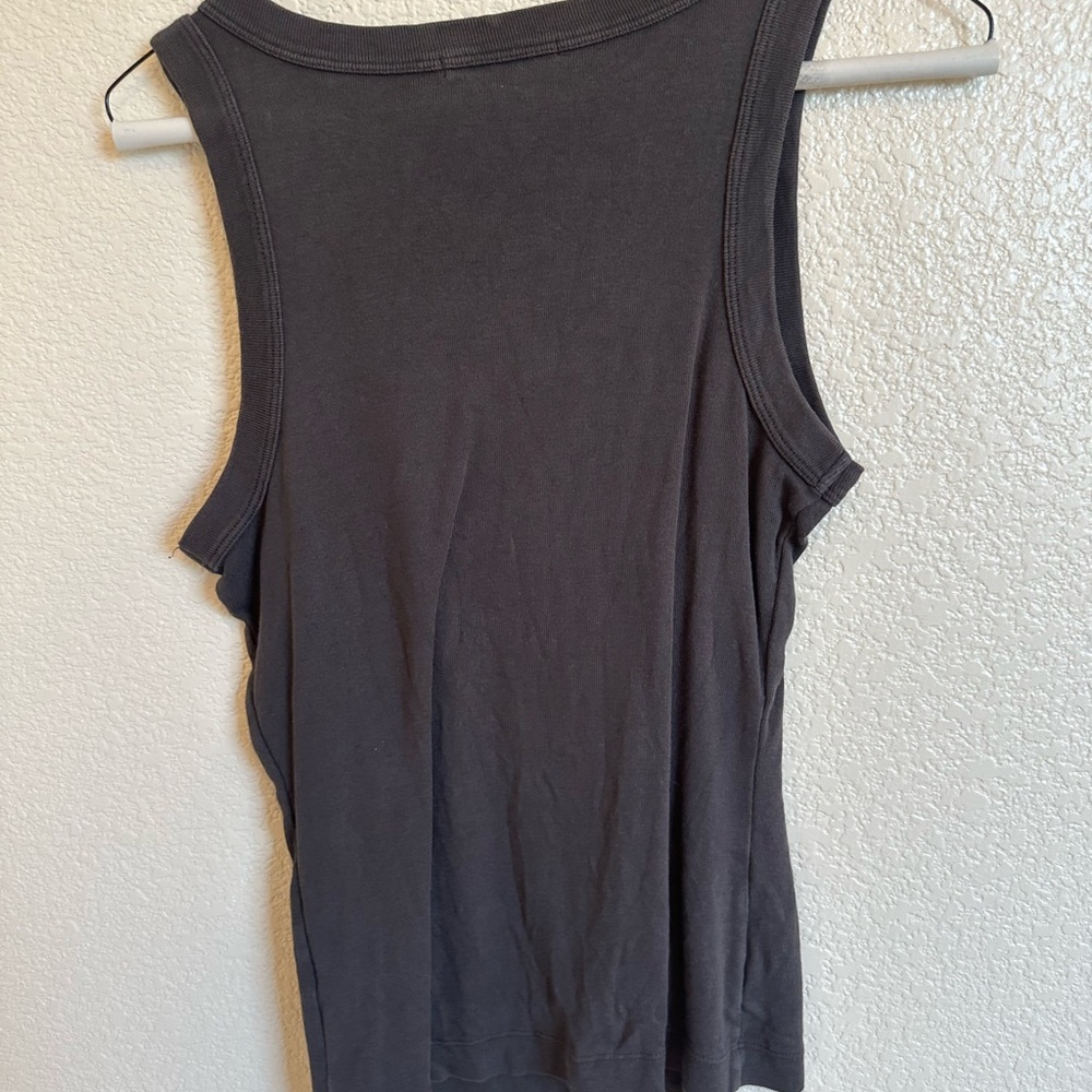Michael Stars Charcoal Sleeveless Top - Picture 4 of 5